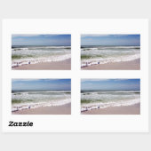 Sticker Rectangulaire Photo du jardin (Feuille)