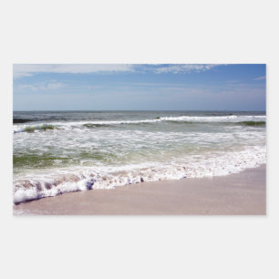 Sticker Rectangulaire Photo du jardin
