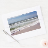 Sticker Rectangulaire Photo du jardin (Enveloppe)