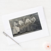 Sticker Rectangulaire Photo Femmes Africaines-Américaines (Enveloppe)