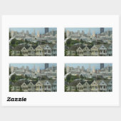 Sticker Rectangulaire Photographe de San Francisco Postcard (Feuille)