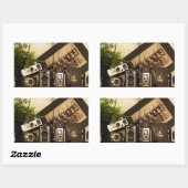 Sticker Rectangulaire Photographie ancienne (Feuille)