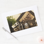 Sticker Rectangulaire Photographie ancienne (Enveloppe)