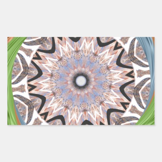 Sticker Rectangulaire Photographie d'Art Whirer africain (Devant)