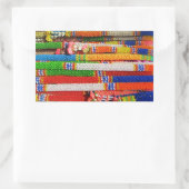 Sticker Rectangulaire Phuang Maalai - Jardin Floral Thaï (Sac)