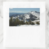 Sticker Rectangulaire Pics neigeux du Grand Teton (Sac)