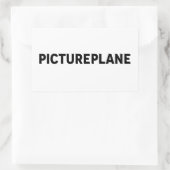 STICKER RECTANGULAIRE PICTUREPLANE - LOGO (Sac)
