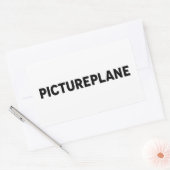 STICKER RECTANGULAIRE PICTUREPLANE - LOGO (Enveloppe)