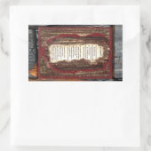 Sticker Rectangulaire Pièce (Sac)