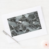Sticker Rectangulaire Pièces brisées de verre (Enveloppe)
