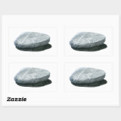 Sticker Rectangulaire Pierre (Feuille)