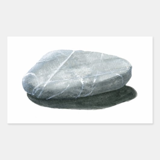 Sticker Rectangulaire Pierre (Devant)
