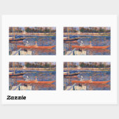 Sticker Rectangulaire Pierre-Auguste Renoir - La Seine à Argenteuil (Feuille)