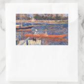 Sticker Rectangulaire Pierre-Auguste Renoir - La Seine à Argenteuil (Sac)