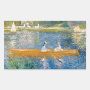 Sticker Rectangulaire Pierre-Auguste Renoir - La Yole