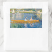 Sticker Rectangulaire Pierre-Auguste Renoir - Le Skiff (Sac)