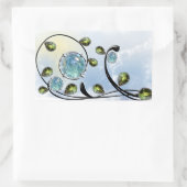 Sticker Rectangulaire Pierre Bleue (Sac)