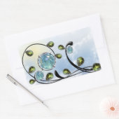 Sticker Rectangulaire Pierre Bleue (Enveloppe)