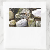 Sticker Rectangulaire Pierre de champ, rochers, pierre en détresse, pier (Sac)