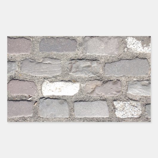 Sticker Rectangulaire pierres de pavé (Devant)