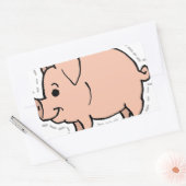 STICKER RECTANGULAIRE PIG (Enveloppe)
