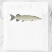 Sticker Rectangulaire Pike du Nord (Sac)
