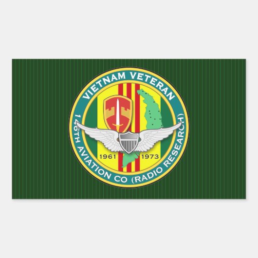 Sticker Rectangulaire Pilote ASA 146th Avn (RR) (Devant)