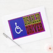 Sticker Rectangulaire Pilote désactivé (Enveloppe)