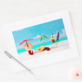 Sticker Rectangulaire Piment De La Mer (Enveloppe)
