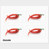 Sticker Rectangulaire piments hor (Feuille)