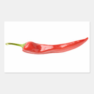 Sticker Rectangulaire Piments rouges