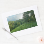 Sticker Rectangulaire Pine Bend Bluff Surplombant Vallée Bois (Enveloppe)