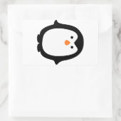 Sticker Rectangulaire Pingouin (Sac)