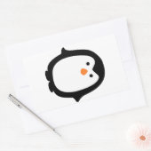 Sticker Rectangulaire Pingouin (Enveloppe)