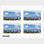 Sticker Rectangulaire Pingouins empereurs (Feuille)
