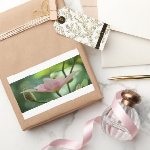 Sticker Rectangulaire Pink Lily-Bokeh par Shirley Taylor