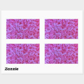 Sticker Rectangulaire Pink Ribbon cancer du sein sprinks (Feuille)