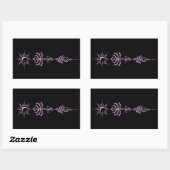 Sticker Rectangulaire Pink Unalome Group (Feuille)
