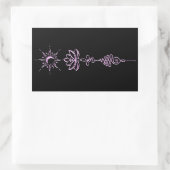 Sticker Rectangulaire Pink Unalome Group (Sac)