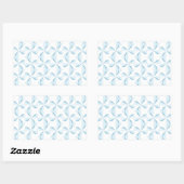 Sticker Rectangulaire Pinroues bleues Sky (Feuille)