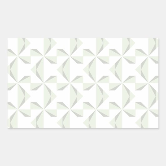Sticker Rectangulaire Pinwheels de Silver (Devant)