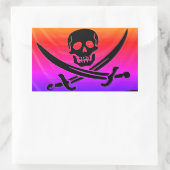 Sticker Rectangulaire Pirate (Sac)