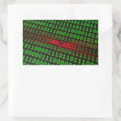 Sticker Rectangulaire piraté (Sac)