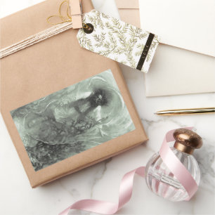 Sticker Rectangulaire Pirates de légende, Capitaine Goldsack par Howard 