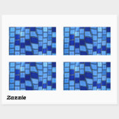 Sticker Rectangulaire Piscine (Feuille)