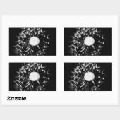 Sticker Rectangulaire pissenlit blacq (Feuille)