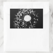 Sticker Rectangulaire pissenlit blacq (Sac)