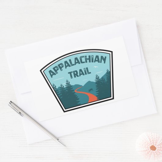 Sticker Rectangulaire Piste Appalachian (Enveloppe)