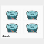 Sticker Rectangulaire Piste Custis (Feuille)