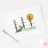 Sticker Rectangulaire Piste du parc provincial Mount Robson (Enveloppe)